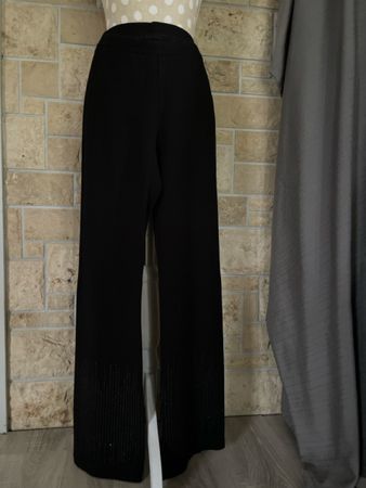 Schicke, schwarze GREENVILLAGE Schlag-Hose Vintage, Gr.34/36