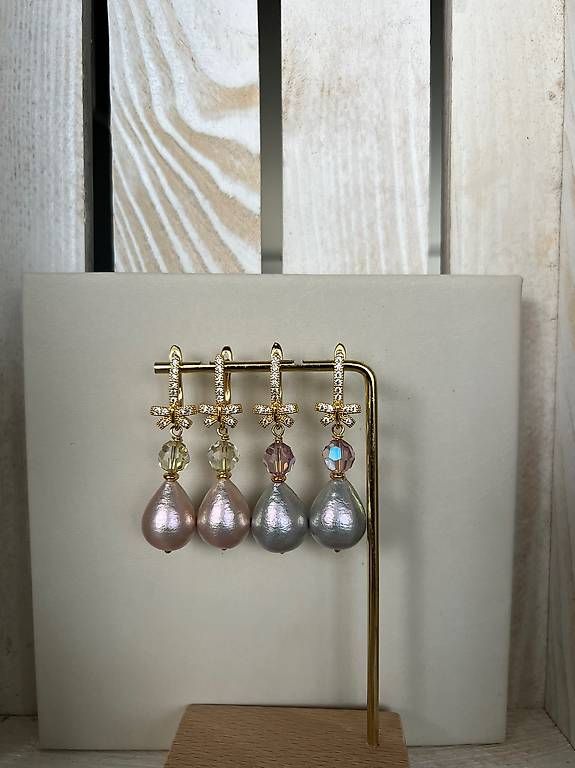 Orecchini pendenti & Orecchini a lobo: Perlen Ohrringe Swarovski  – Usato da Buchs SG venduto da jco_st8t 4