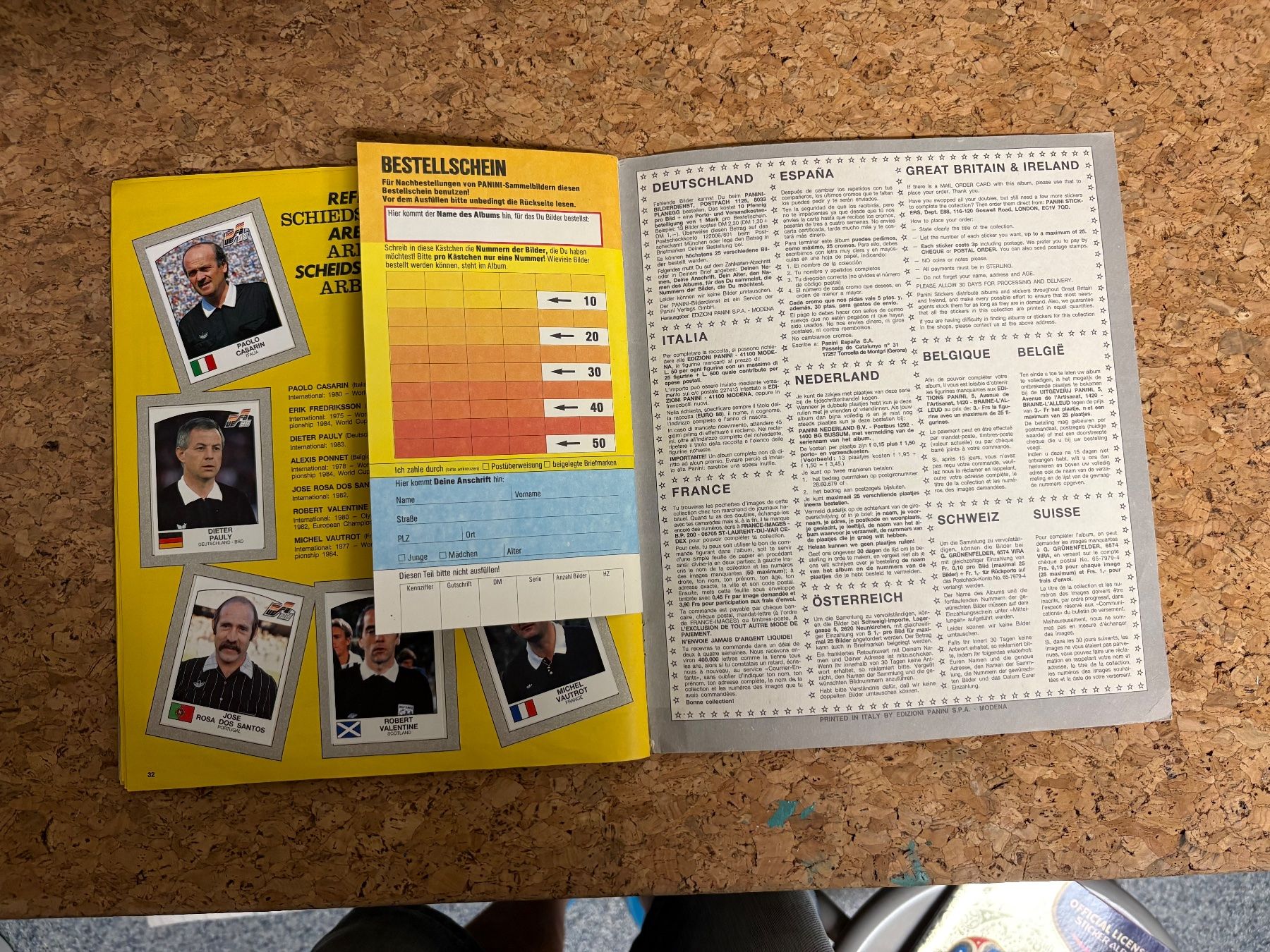 Panini Album: Panini Album Euro 1988 – Usato da Rudolfstetten venduto da Clodo1975 8