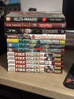 Lot de 13 mangas divers en français, bon état général