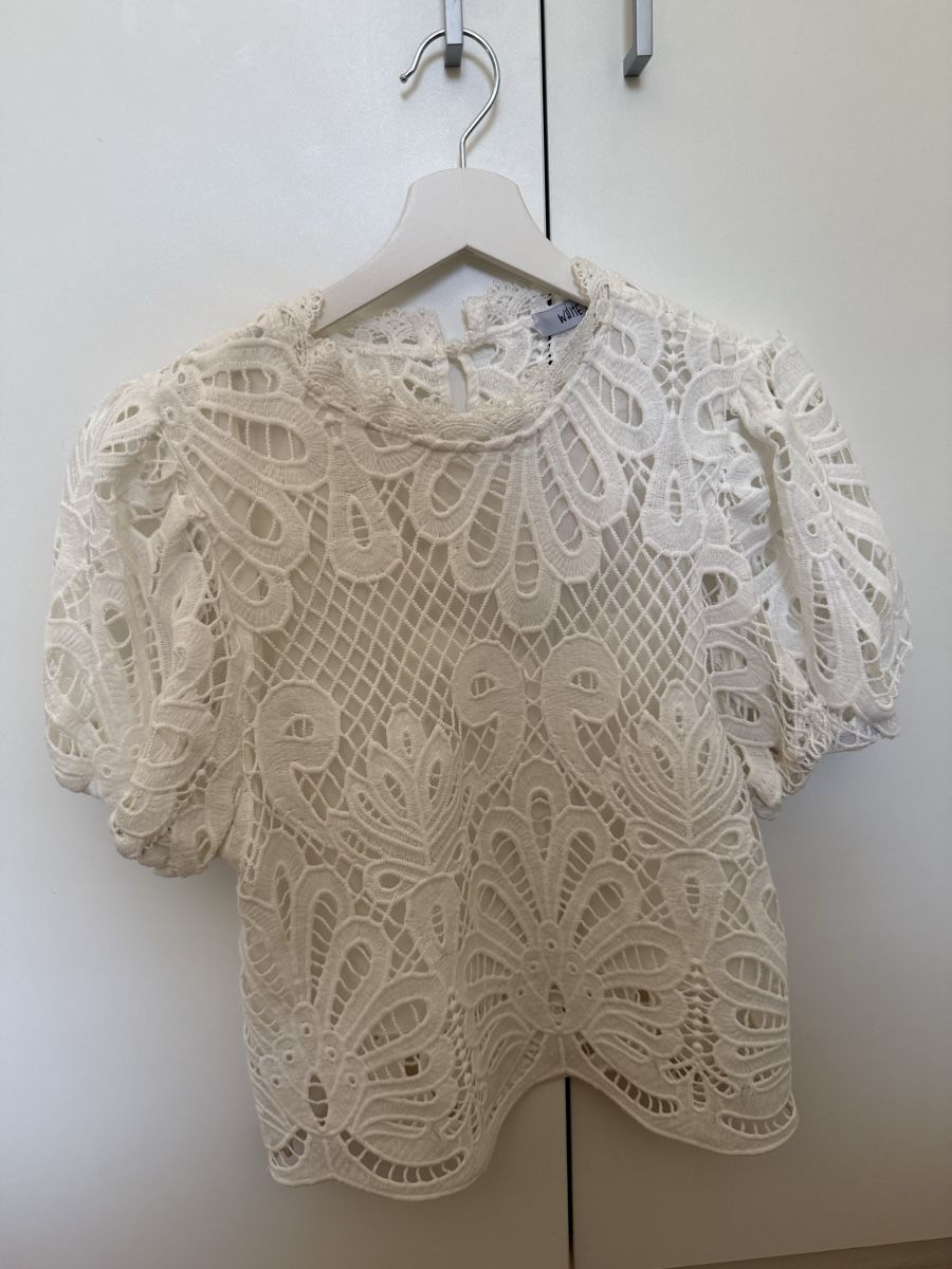 Camicette: Blouse brodée  – Nuovo (secondo la descrizione) da Genève venduto da van_yjj2