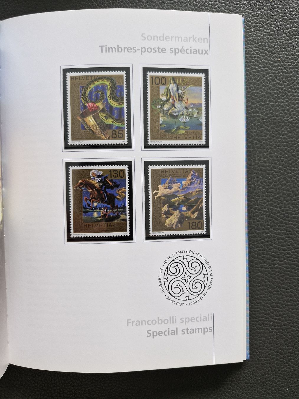 Tutti i francobolli: Schweizer Briefmarkenbuch 2007 (inkl. Federer)Top postfrisch – Nuovo (secondo la descrizione) da Frauenfeld venduto da Kasico 5