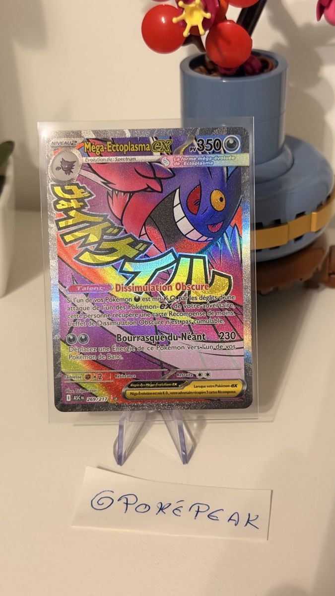 Pokémon Carte collezionabili: Méga-Ectoplasma Ex 269/217 - Héros transcendant  – Nuovo (secondo la descrizione) da Villeret venduto da PokePeak-
