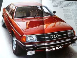 Audi 100 Prospekt 8.1978