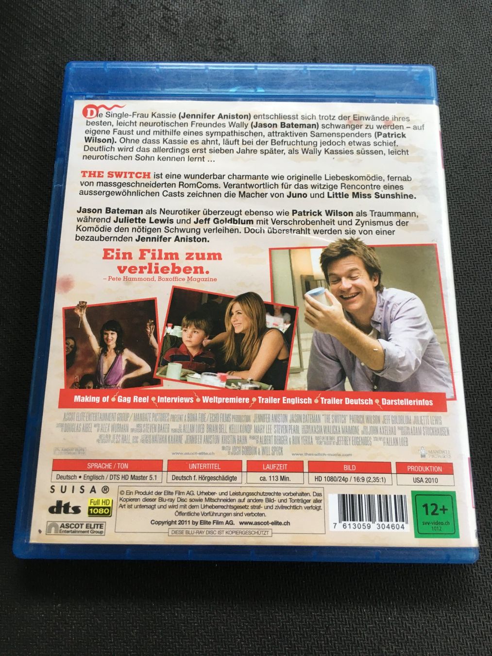 Tous les DVDs: The Switch - Umständlich verliebt [Blu-ray] – D'occasion à St.Gallen par MedienJoe 1