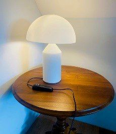 Oluce Lampade: OLUCE Atollo Leuchte - DER KLASSIKER – Usato da St. Gallen venduto da Bt5 1
