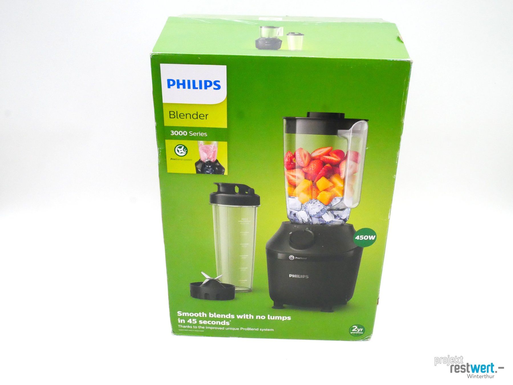 Philips Elettrodomestici da cucina: PHLIPS 3000 Serie Standmixer, schwarz – Usato da Winterthur venduto da Restwert_Winterthur 4