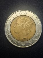 Münze Italien 500 Lire 1983 Republik Italien gebraucht