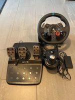 Lenkrad Logitech G29 mit Pedalen und Schalthebel gebraucht
