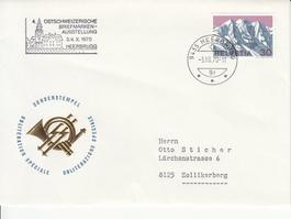 Sonderstempel S. 750, 4.Ostschw. Briefm. Ausst. Heerbrugg'70
