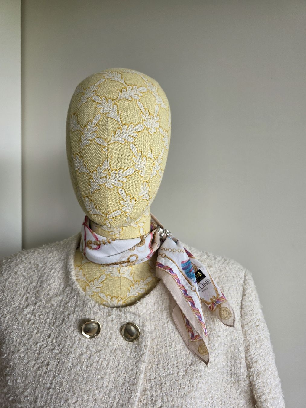 Celine Foulard & Sciarpe: Vintage CELINE Tuch Baumwolle 48×48 – Nuovo e nell'imballaggio originale da Zürich venduto da LIMAR