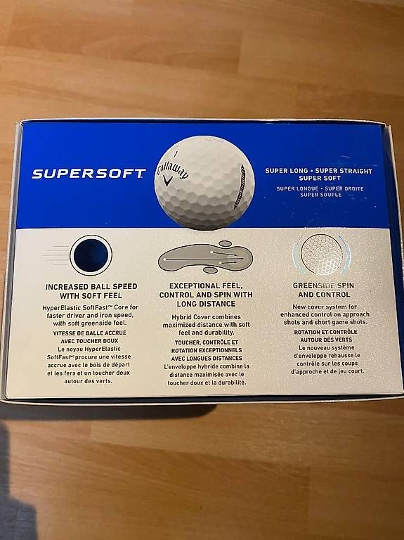 Callaway Palloni: Neue Golfbälle Callaway Supersoft 25 – Nuovo e nell'imballaggio originale da Aarberg venduto da GolFamin 3