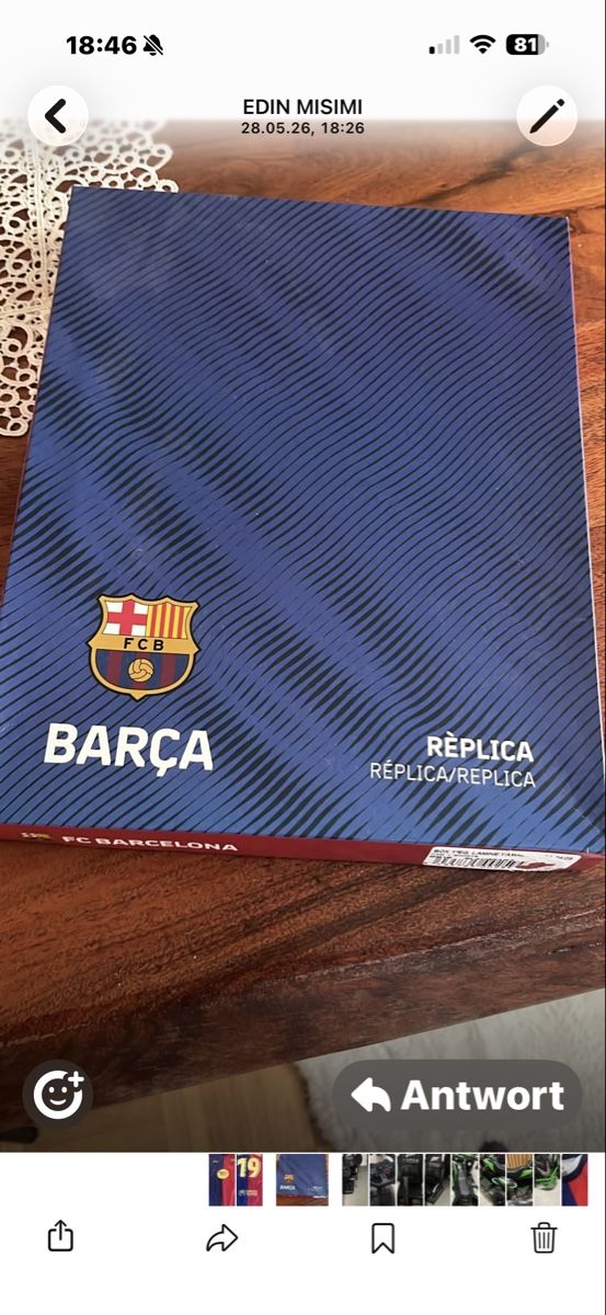 Scarpe, pantaloni & magliette da ginnastica: Barcelona Trikot original grösse 12 – Usato da Regensdorf venduto da mex5145 1