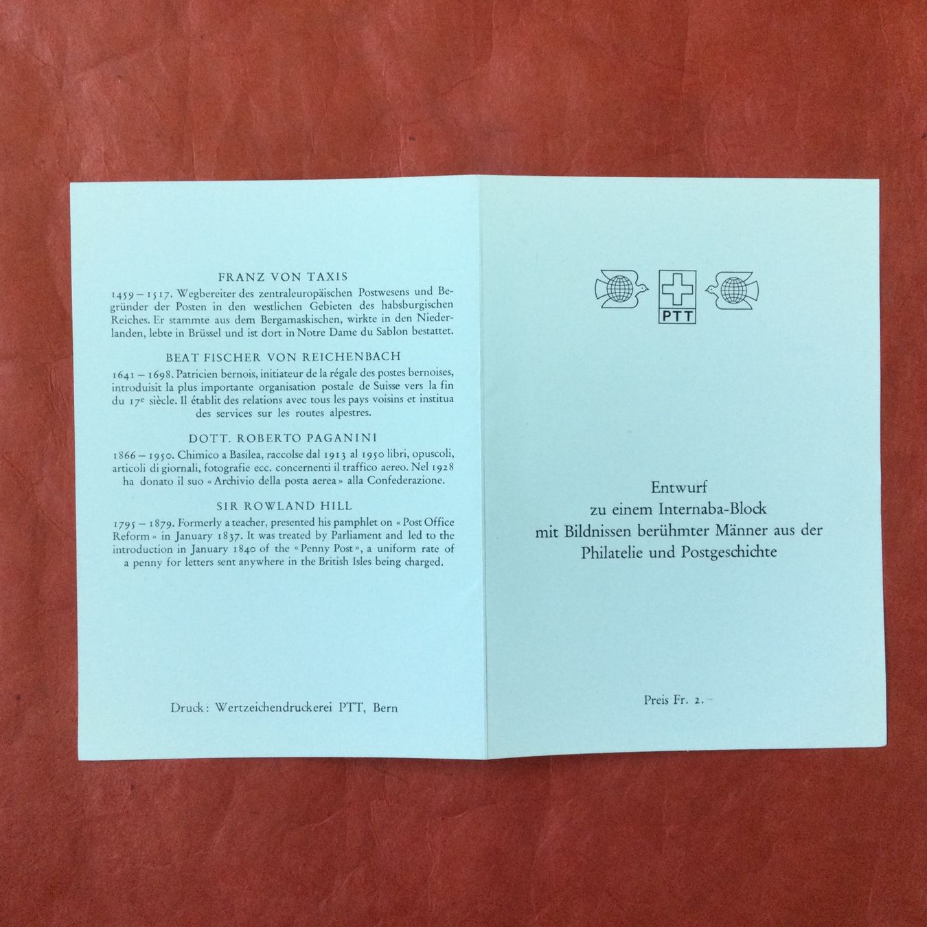 Tutti i francobolli: W50 Internaba-Block mit Entwurfsvariante Basel 7.-16.6.74 – Usato da S. Pietro venduto da bro_jjl9 1