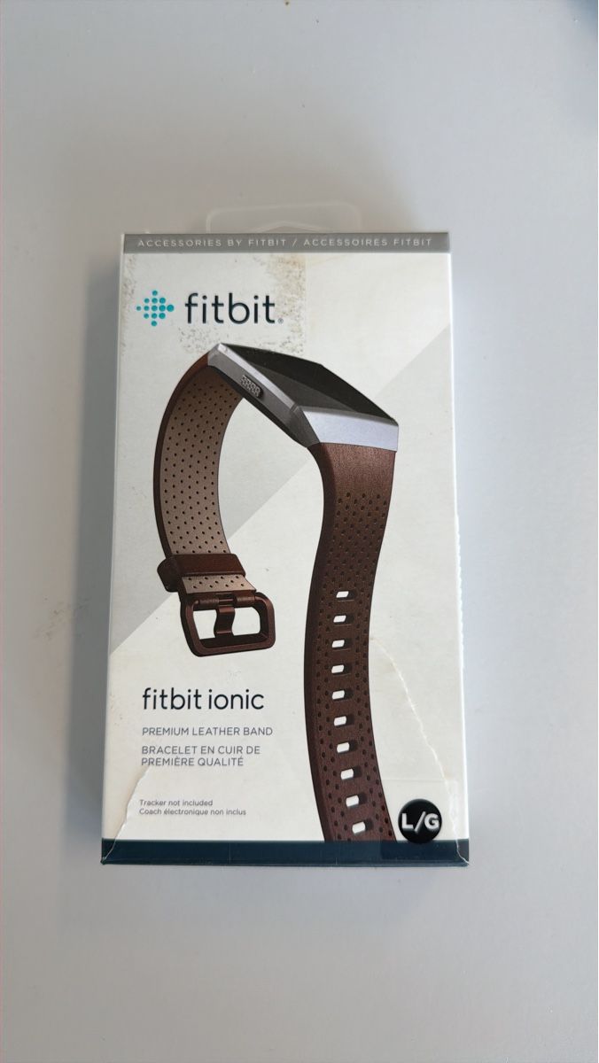 Fitbit Smartwatch: Fitbit Ionic Armband Leder L/G neu – Nuovo (secondo la descrizione) da Heimiswil venduto da Mad2mad