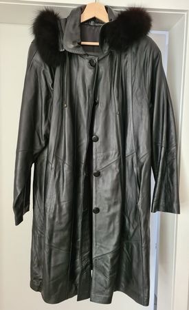 Neuwertiger Boğaziçi Leatherwear/Bilgin Leder Damenmantel XL