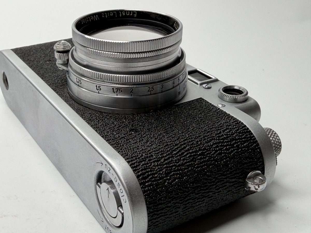 Leica Kamera: Sharkskin Leica IIIc mit Summitar 5cm – Gebraucht aus zuchwil von solotin74 7