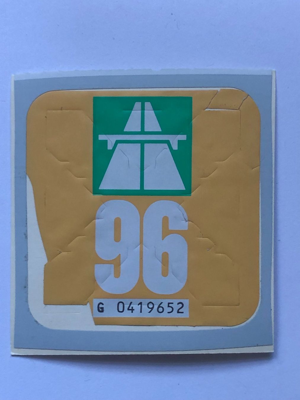 Vignette autostradali: Autobahnvignette 1996 – Usato da Ganterschwil venduto da ganterb