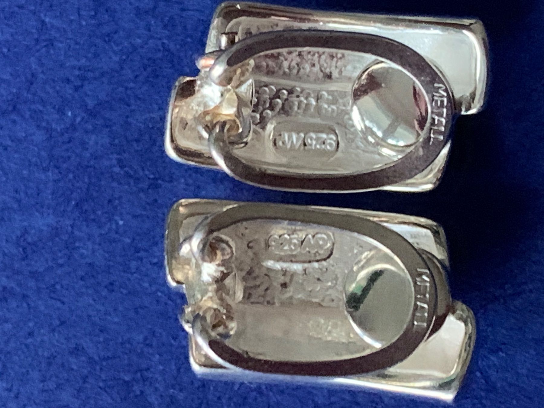 Orecchini pendenti & Orecchini a lobo: Ohrenclips matt-glänzend (silber) – Usato da Laufen venduto da Bellebellezza 5