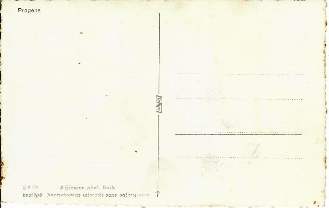 Cartoline postali: Progens – Usato da Hochdorf venduto da Ziegel-16 1