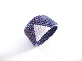 🟢 Bague artisanale en perles Miyuki✨ / Handmade Ring 64