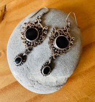 Wunderschöne Ohrringe aus Silber (925) mit Onyx