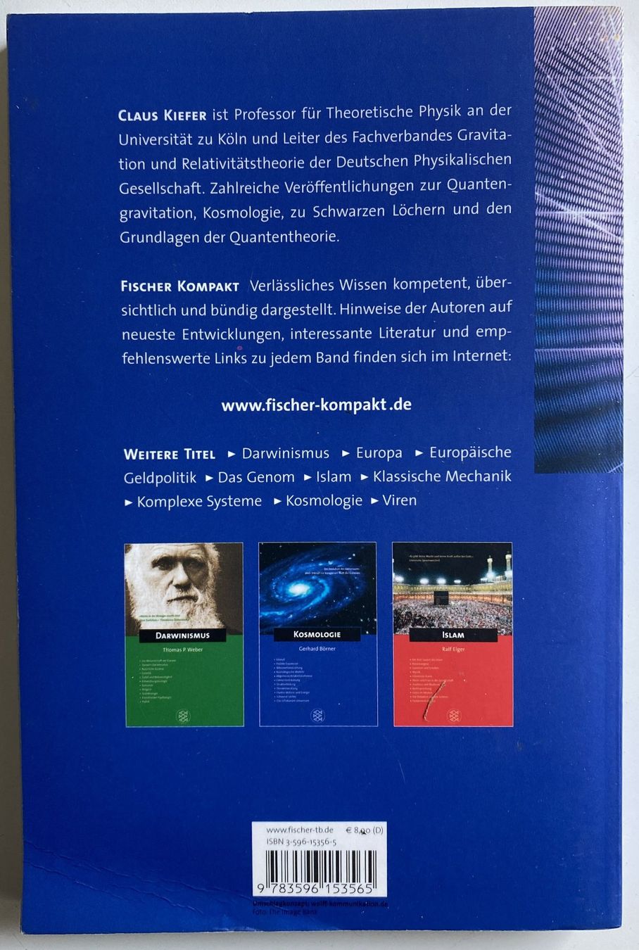 Libri: ** QUANTENTHEORIE ** von Claus Kiefer – Usato da Hünenberg venduto da Ecila 1