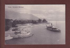 VEVEY - Rond-Point Melchers - Bateau CGN - 1912