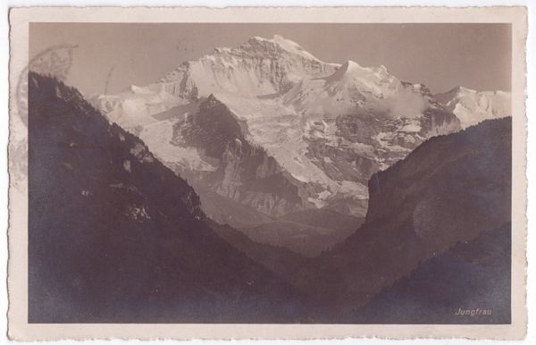 Cartoline postali: Jungfrau, gelaufen 1927 – Usato da Frauenfeld venduto da POML