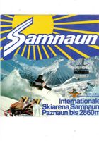 Landkarten SAMNAUN  Graubünden Werbung Reklame