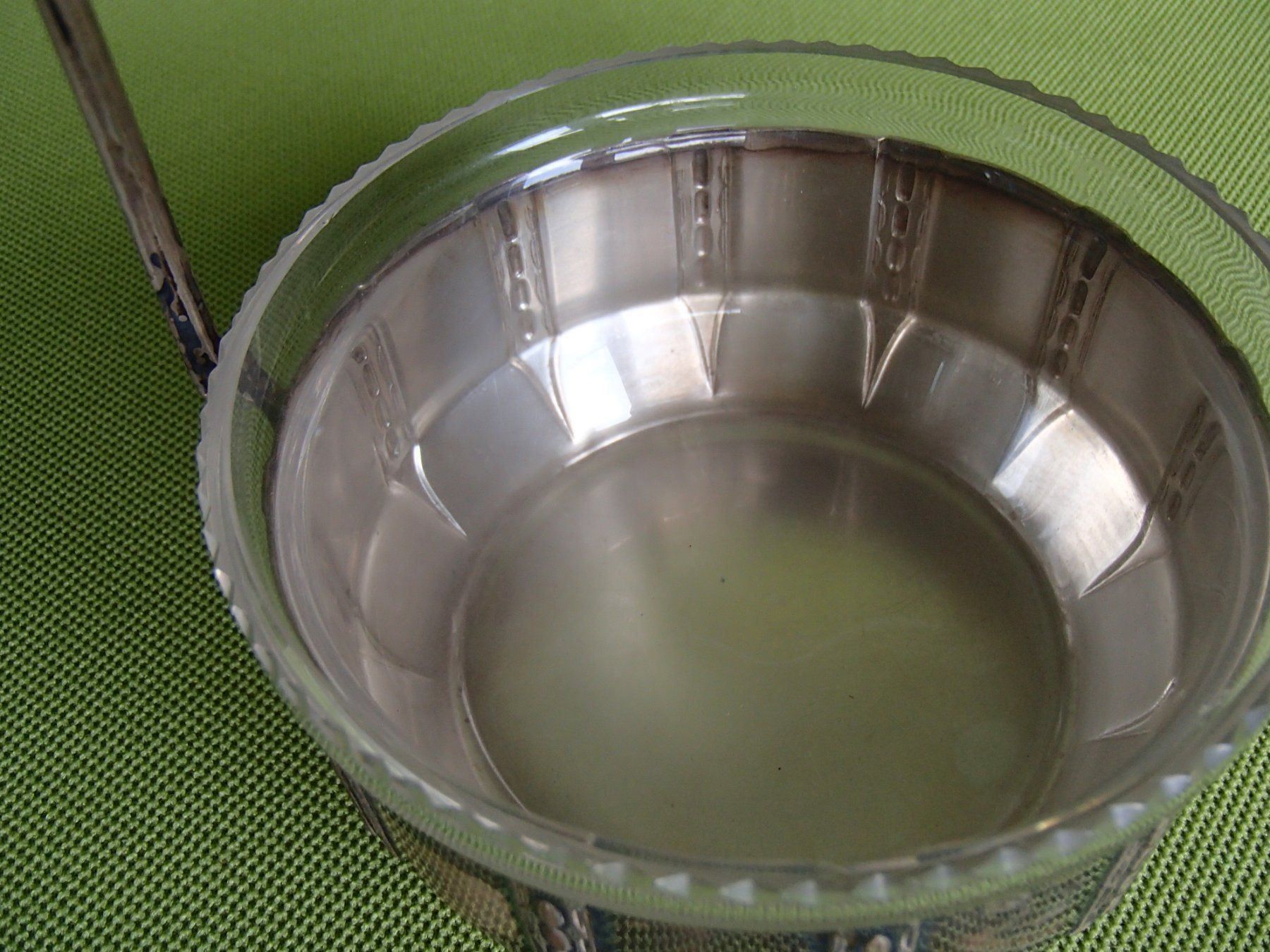 Ciotole: versilb. Henkelkorb mit Glaseinsatz WMF – Usato da Schöfflisdorf venduto da pullux 2