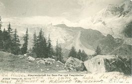 Saas Fee - Alpenlandschaft + 1909