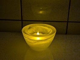 Partylite Teelicht halter Glas NEU