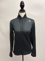 Adidas Climaheat Shirt Grau S 1/2 Zip