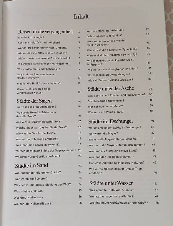 Livres: NEU Was ist Was Versunkene Städte – D'occasion à Domat Ems par guz_l5xq 1