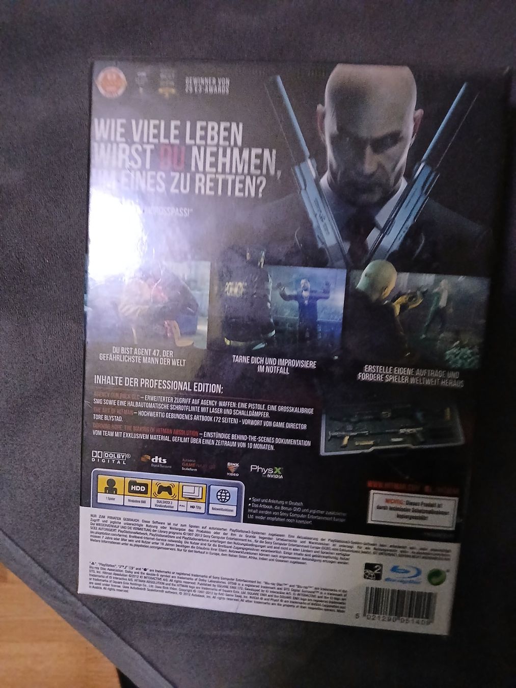 Sony Giochi: Hitman Absolution Professional Edition PS3 – Nuovo e nell'imballaggio originale da Winterthur venduto da SanAugustin 1