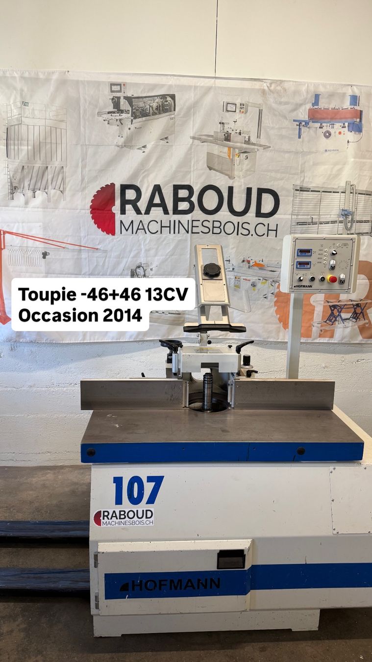Tutte le macchine: Toupie Hoffman 107 -45+45 2014 révisé – Usato da Vauderens venduto da machinesbois.ch