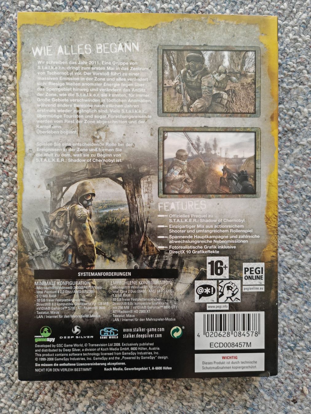 Spiele: Stalker Clear Sky - PC – Gebraucht aus Thun von Kankii 1