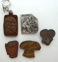 Fasnachtsplaketten Basel 1980K; Biel 1985 K, Kriens 1988 S