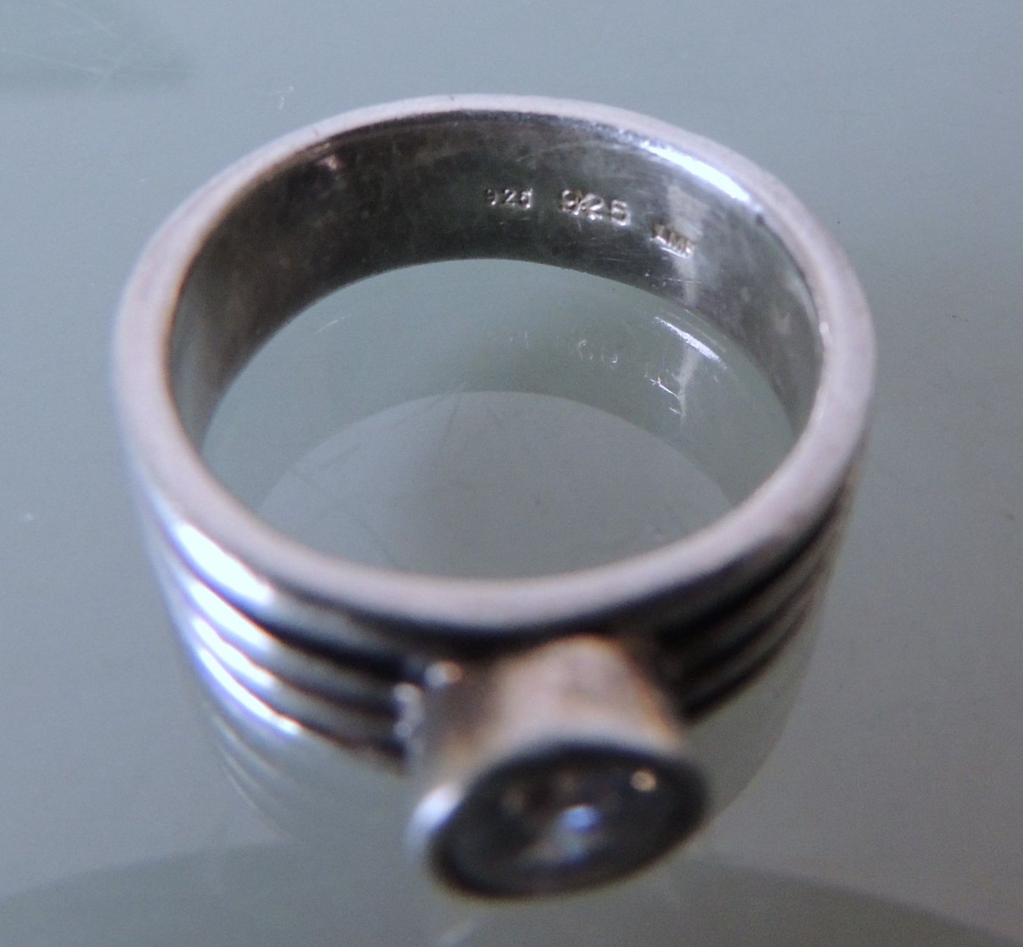 Anelli: Silber 925 Fingerring Gr. 56 – Usato da Waldenburg venduto da schaller707 4