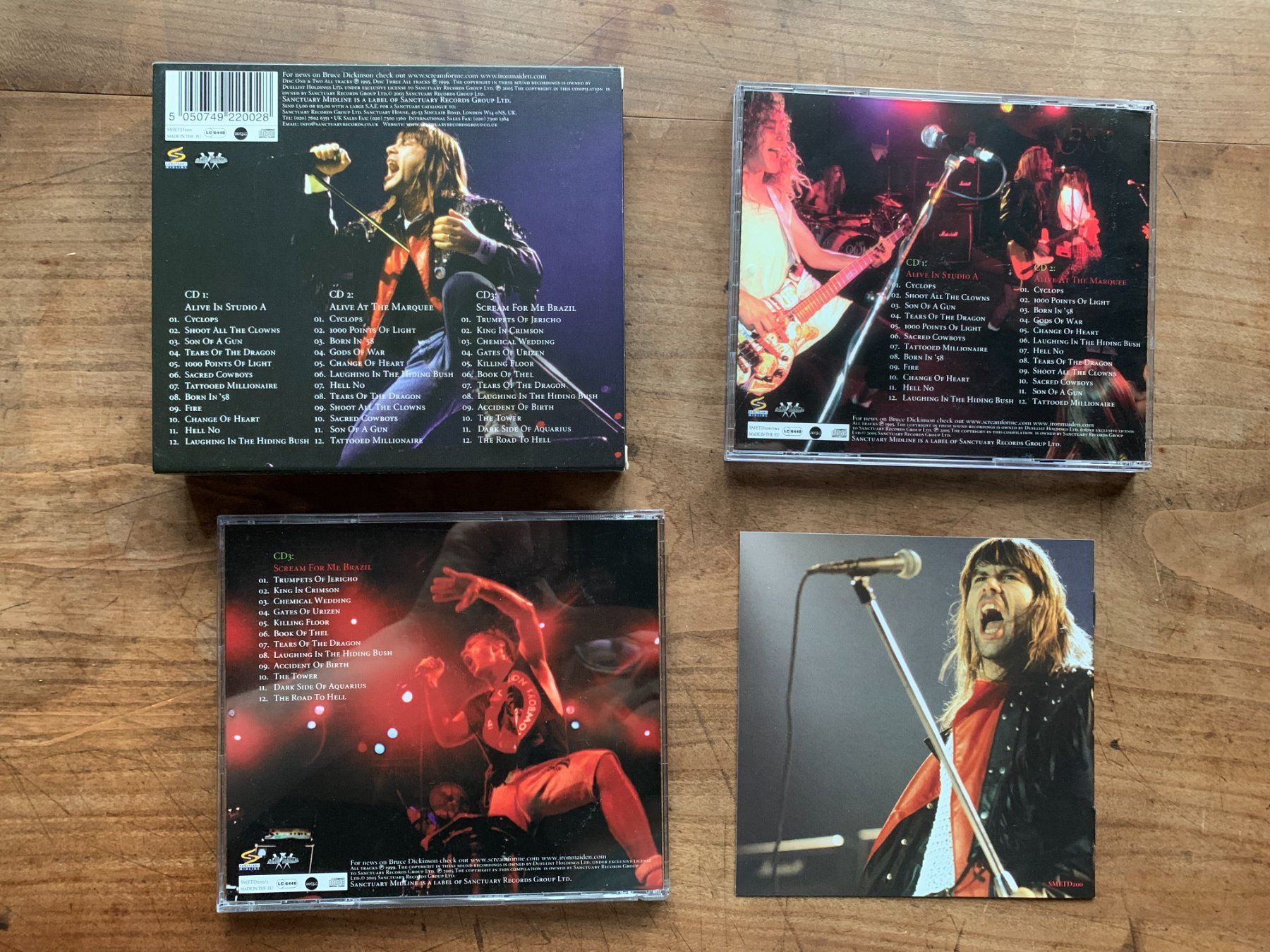 Bruce Dickinson Alive 3CD Heavy Metal Iron Maiden RAR (Gebraucht) in ...