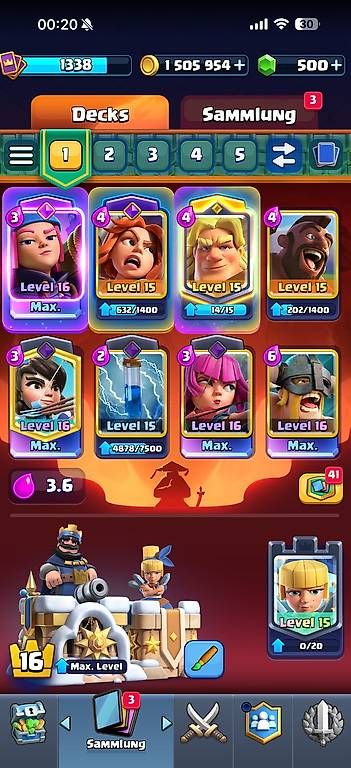 Jeux: Clash Royale Account, Arena 25 – D'occasion à Emmenbrücke par nen_5ddr 1