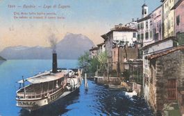 Gandria Lago Lugano battello schiff boot