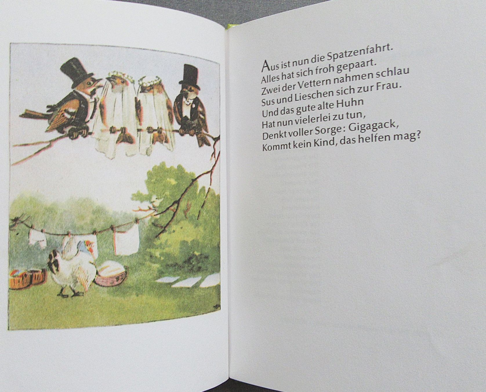 Bücher: Die Spatzenfahrt - Bilder von Hans Lang - kleines Büchlein – Gebraucht aus Auenstein von Padabimbim 7