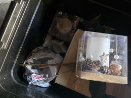 Kerzen und Dekoration Set diverse Farben neuwertig
