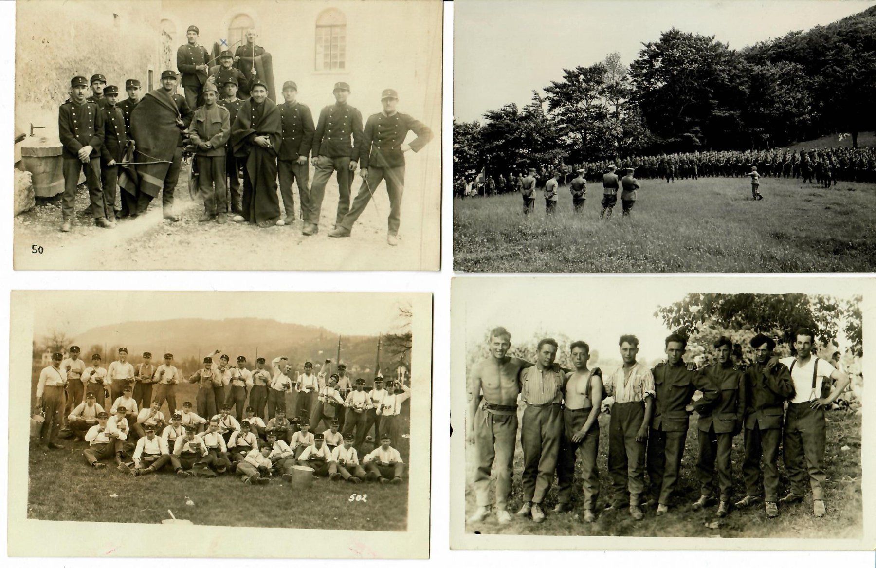 Cartoline postali: 8 Karten, Armee - Militär – Usato da Hochdorf venduto da Ziegel-16