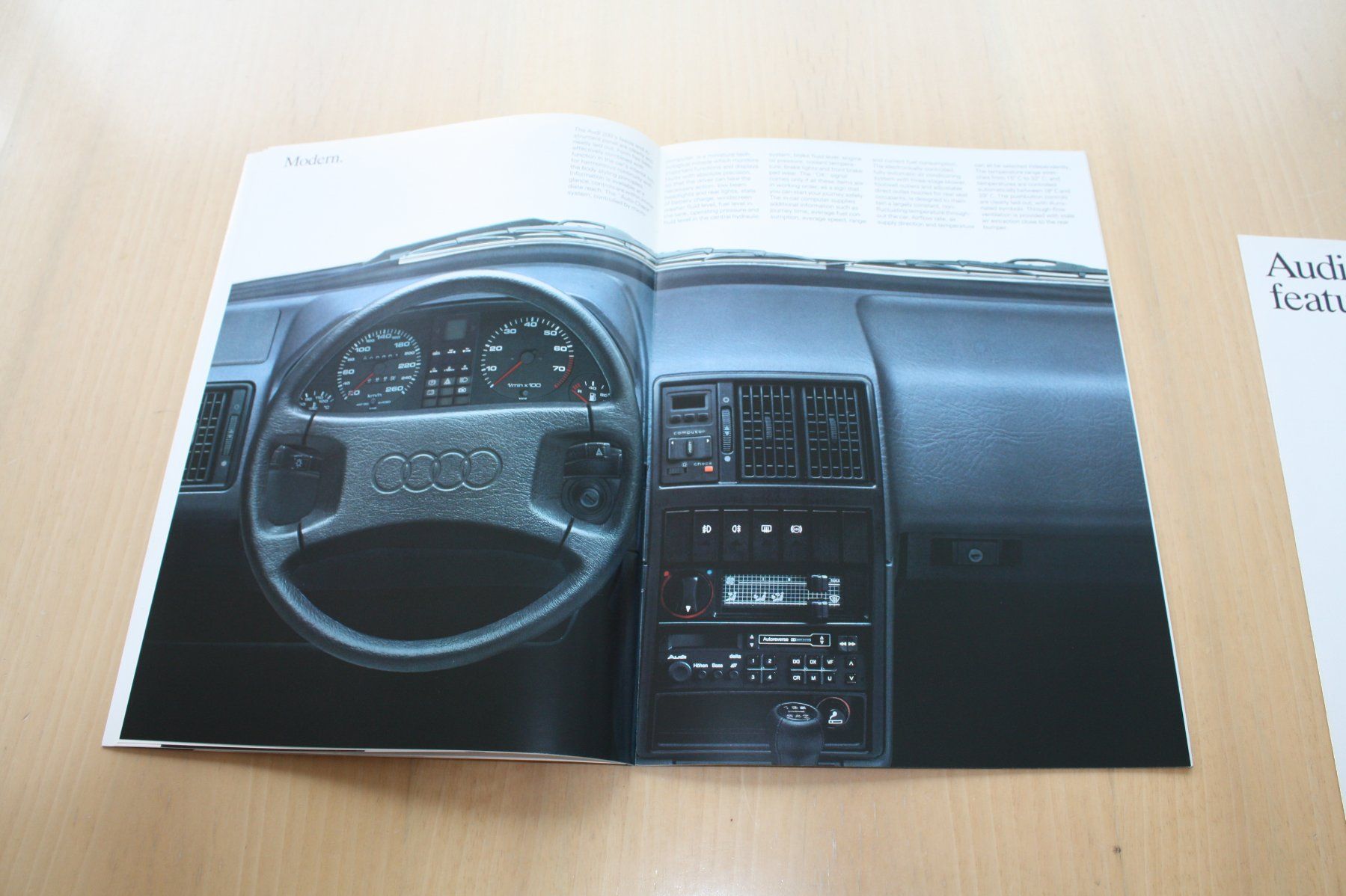 Audi Documenti: Audi 200 Prospekt 8/1985 – Usato da Wikon venduto da erwin400 4