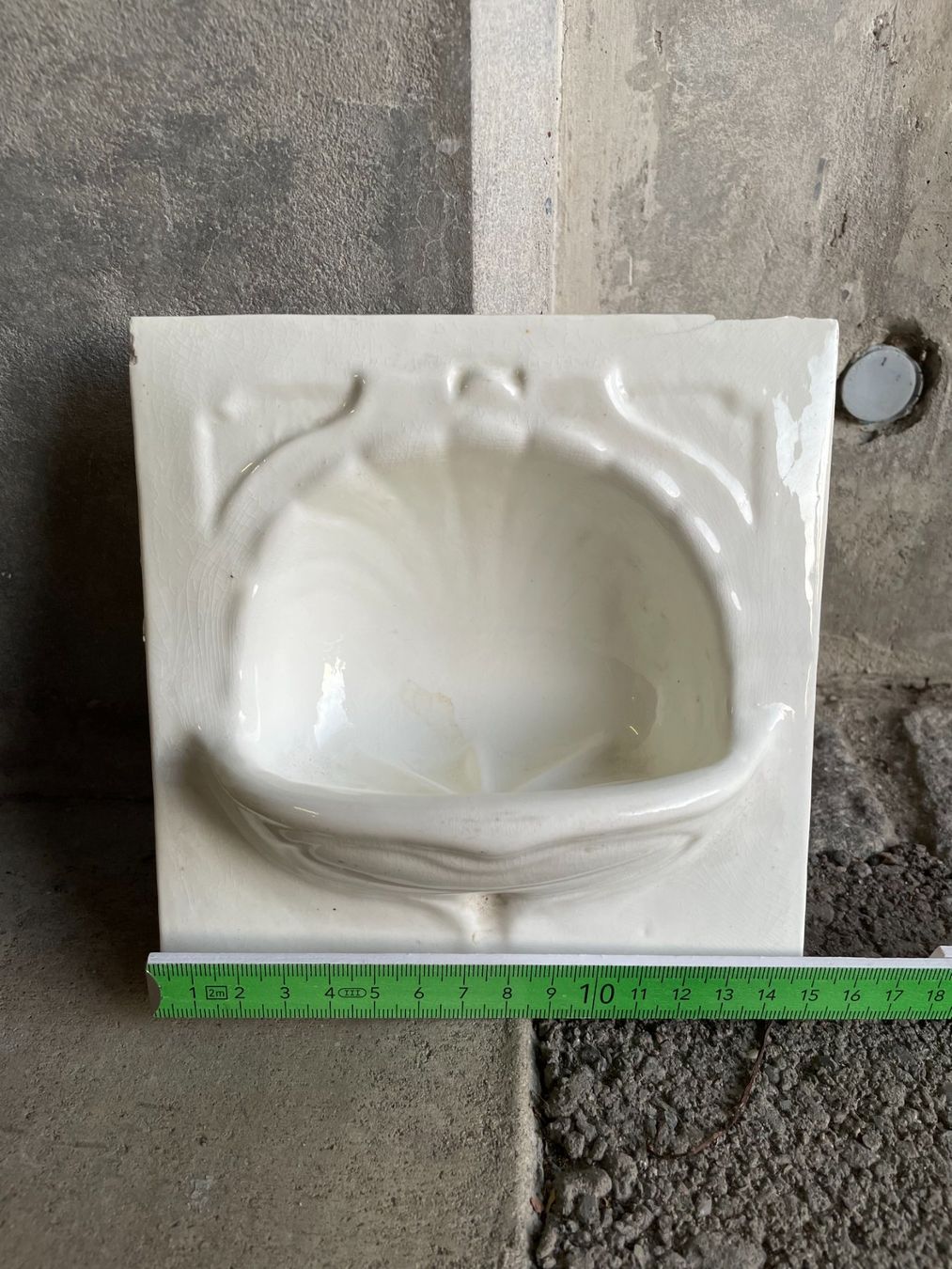 Portes-savons: Antike Seifenschalen-Fliese aus Keramik – D'occasion à Elsau par Barri.ch 3