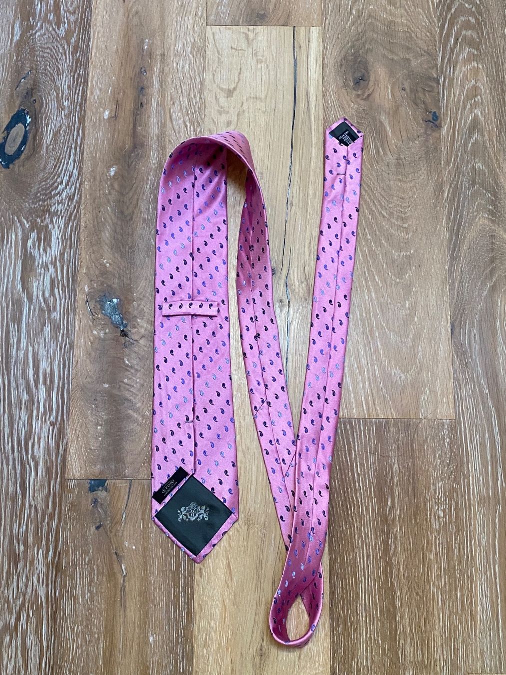 Krawatten: Beautiful ETON pink silk tie – Neu (gemäss Beschreibung) aus Grund b. Gstaad von PlageNeige 2