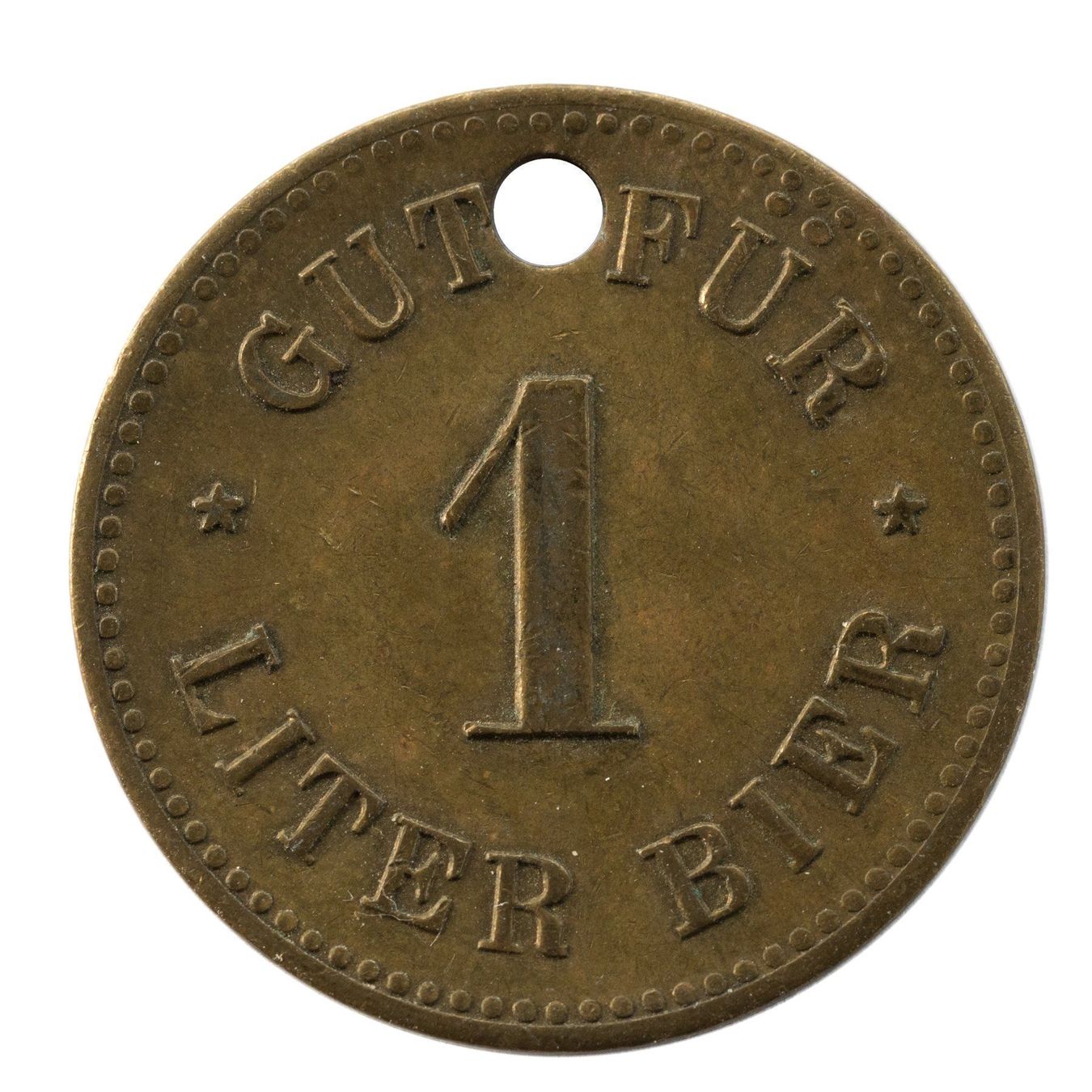 Medaglie: Biermarke Kulmbach Sandlerbräu 1 Liter – Usato da Rotkreuz venduto da Swiss-Coins